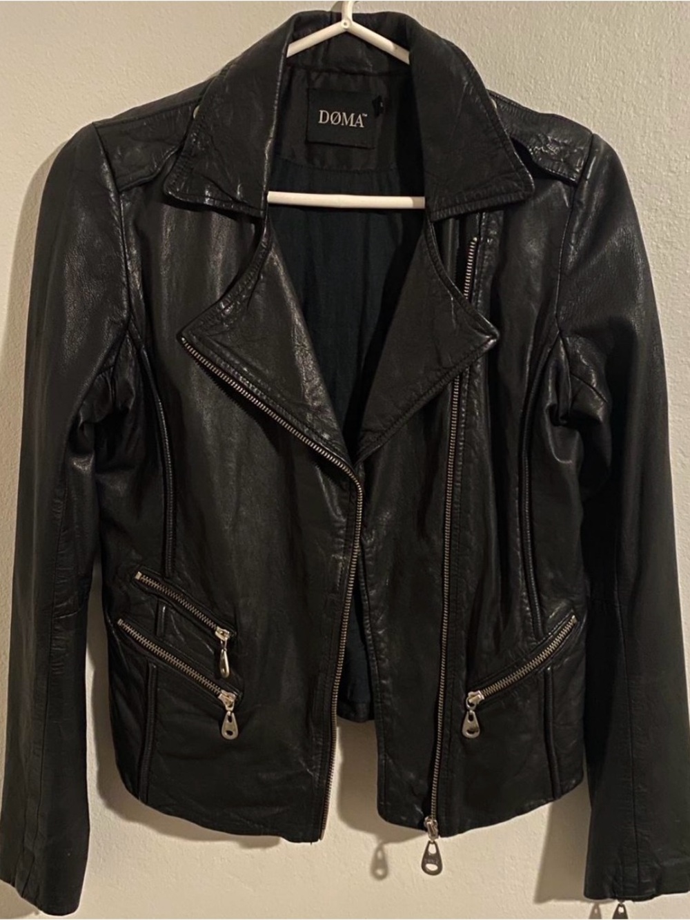 DOMA Leather Jacket, Size S